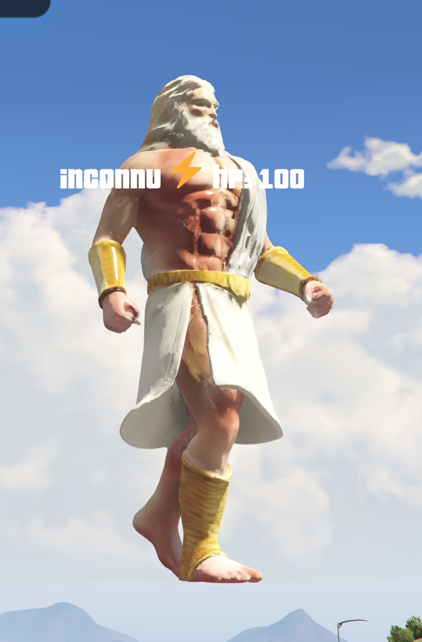 Un personnage fantastique apparaît dans le jeu